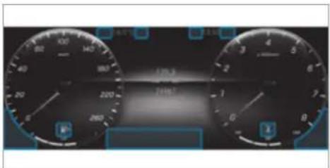 Mercedes-Benz GLS (2021) - Overview of indicator and warning lamps - 1