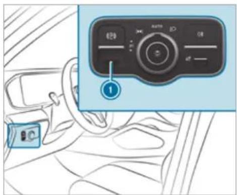 Mercedes-Benz GLS (2021) - Applying/releasing the electric parking brake manually - 1