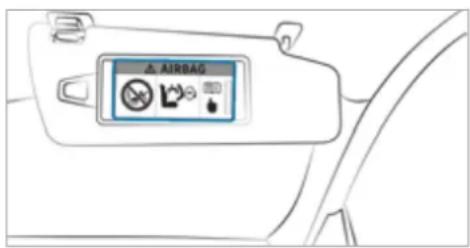 Mercedes-Benz GLS (2021) - Notes on rearward-facing and forward-facing child restraint systems on the front passenger seat - 2