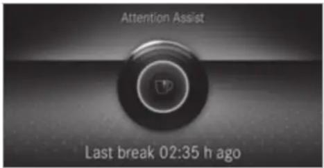 Mercedes-Benz GLS (2021) - Function of ATTENTION ASSIST - 1