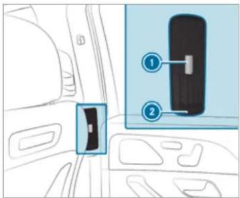 Mercedes-Benz GLS (2021) - Adjusting the front air vents - 3