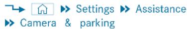 Mercedes-Benz GLS (2021) - Activating/deactivating manoeuvring assistant - 1