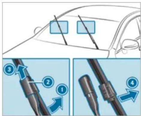 Mercedes-Benz GLS (2021) - Removing the wiper blades - 1