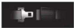 Mercedes-Benz GLS (2021) - Function of the rear seat belt status display - 1