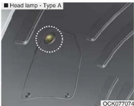 KIA Stinger (2021) - Headlamp (Low/High beam) bulb replacement (Headlamp Type A) - 1