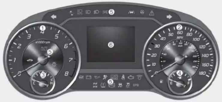 KIA Stinger (2021) - INSTRUMENT CLUSTER - 1