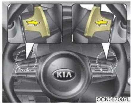 KIA Stinger (2021) - Paddle shifter (Manual mode) - 1