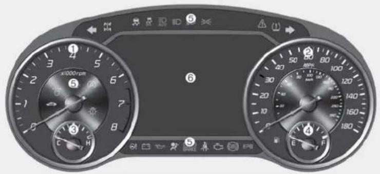 KIA Stinger (2021) - INSTRUMENT CLUSTER - 2