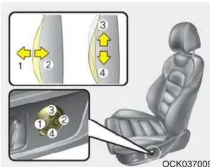 KIA Stinger (2021) - Lumbar support (if equipped) - 1