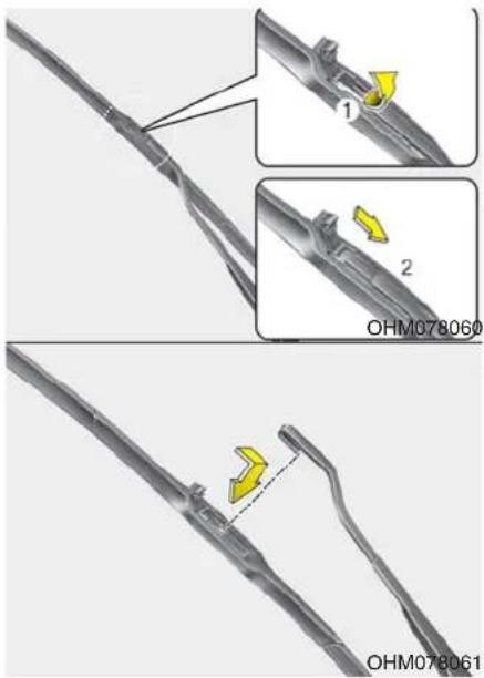 KIA Stinger (2021) - Front windshield wiper blade - 2