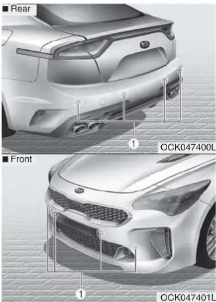 KIA Stinger (2021) - PARKING DISTANCE WARNING (PDW) SYSTEM (IF EQUIPPED) - 1