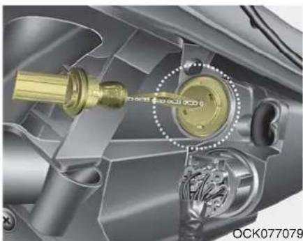 KIA Stinger (2021) - WARNING - Halogen bulbs - 2