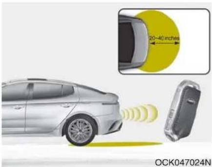 KIA Stinger (2021) - Detecting area - 1