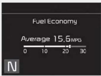 KIA Stinger (2021) - One time driving information mode - 8