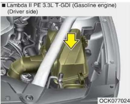 KIA Stinger (2021) - Filter replacement - 2