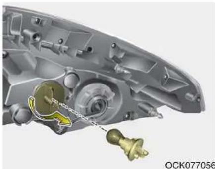 KIA Stinger (2021) - WARNING - Halogen bulbs - 8