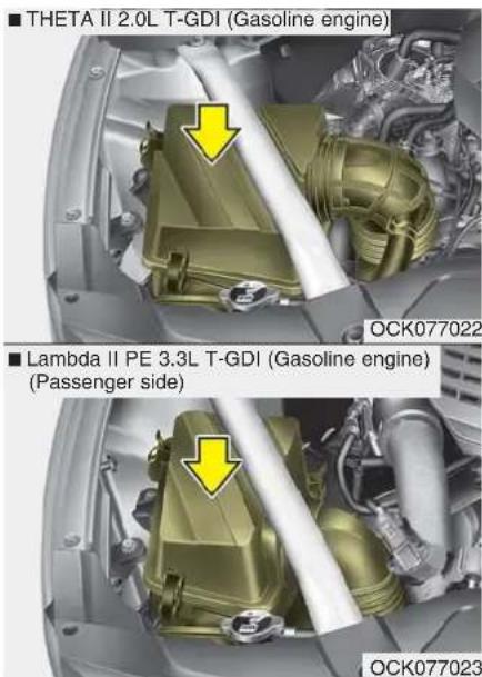 KIA Stinger (2021) - Filter replacement - 1