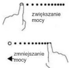 zwiększanie mocy zmniejszanie mocy