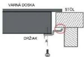 VARNÁ DOSKA STÓL DRŽIAK