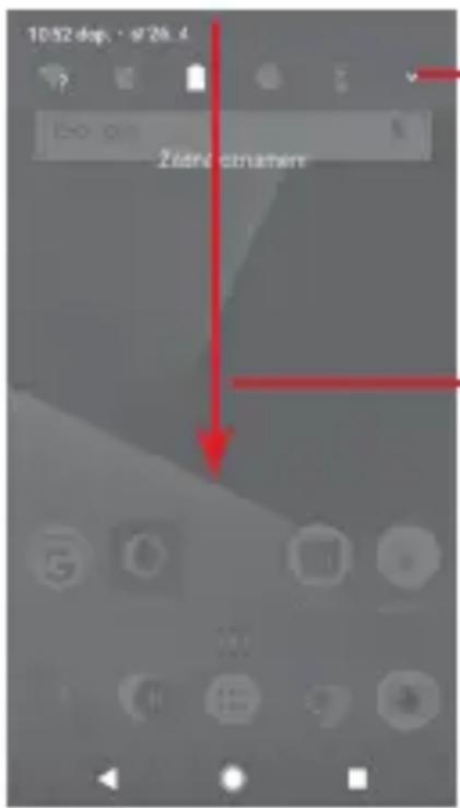 Vodafone Smart N8 - Panel oznámení - 1