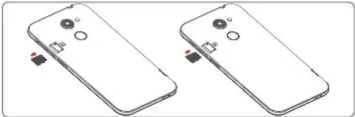 Vodafone Smart N8 - Vložení nebo vyjmutí karty microSD - 1
