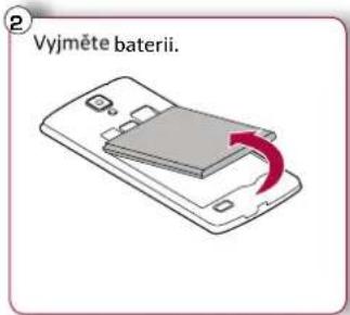 Vyjměte baterii.