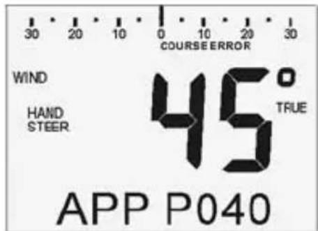 NAVMAN G-Pilot 3100 - 6-2 Engaging the G-PILOT 3100 in wind mode - 4