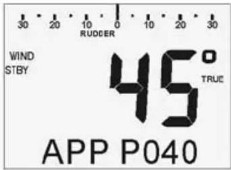NAVMAN G-Pilot 3100 - 6-2 Engaging the G-PILOT 3100 in wind mode - 2