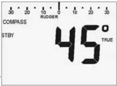 NAVMAN G-Pilot 3100 - 4-2 Engaging and disengaging the G-PILOT 3100 in compass mode - 2
