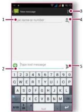 New message 1 type name or number 2 type text message 3 4 5 6 7 8 9 0 Q W E R T Y U I O P A S D F G H J K L D Z X C V B N M ∞ B/1/23 ON