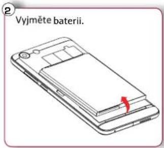 Vyjměte baterii.