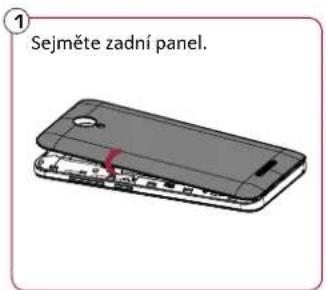 Sejměte zadní panel.