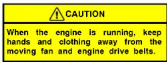TOYOTA Camry (1999) - CAUTION - 1