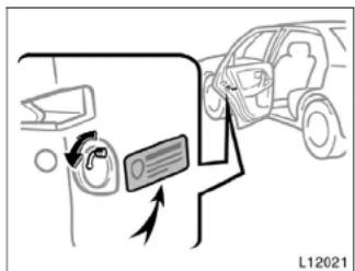 TOYOTA Camry (1999) - LOCKING AND UNLOCKING WITH POWER DOOR LOCK SWITCH - 1