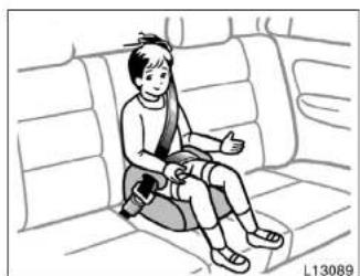TOYOTA Camry (1999) - —Types of child restraint system - 3