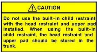 TOYOTA Camry (1999) - CAUTION - 4