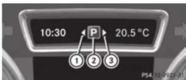 Mercedes-Benz GL (2012) - WARNING - 2