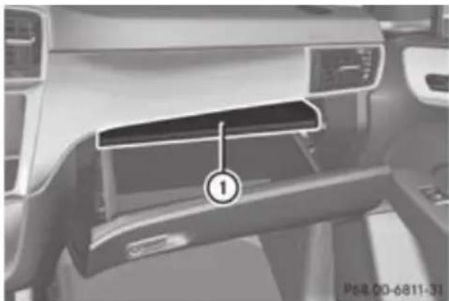 Mercedes-Benz GL (2012) - Glove compartment - 3