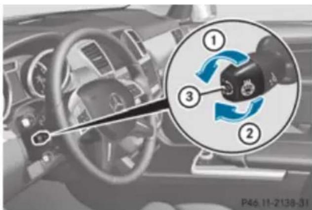 Mercedes-Benz GL (2012) - Switching o n/off - 1