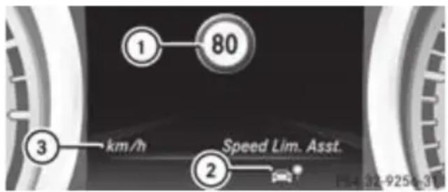 Mercedes-Benz GL (2012) - Information in the multifunction display - 1