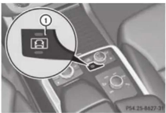 Mercedes-Benz GL (2012) - Messages in the multifunction display - 1