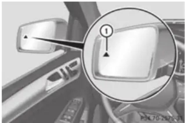 Mercedes-Benz GL (2012) - Indicator and warning display - 1