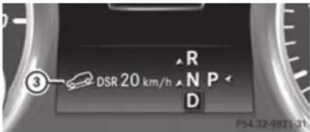 Mercedes-Benz GL (2012) - Deactivating DSR - 2