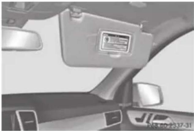 Mercedes-Benz GL (2012) - WARNING - 1