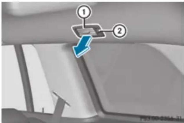 Mercedes-Benz GL (2012) - Third row of seats - 1