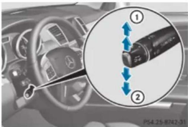 Mercedes-Benz GL (2012) - Deactivating DSR - 1