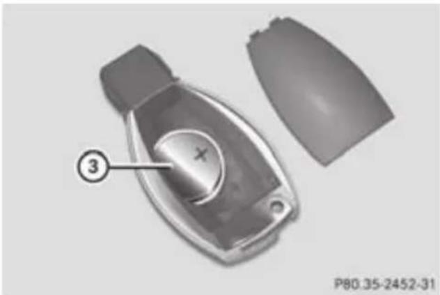 Mercedes-Benz GL (2012) - Replacing the battery - 2