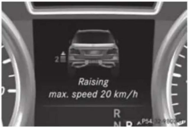 Mercedes-Benz GL (2012) - Raising the v e hicle - 1