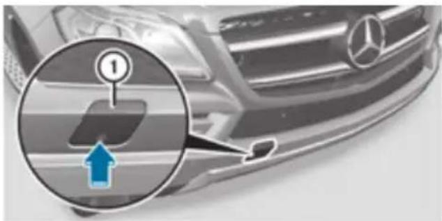 Mercedes-Benz GL (2012) - Fitting the t owing eye - 1