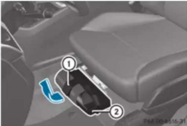 Mercedes-Benz GL (2012) - Fire extinguisher - 1